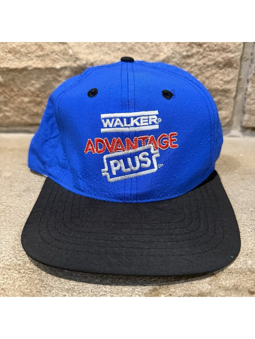 Vintage Walker Advantage Plus Exhaust Muffler Snapback Hat Cap Mechanic Workwear